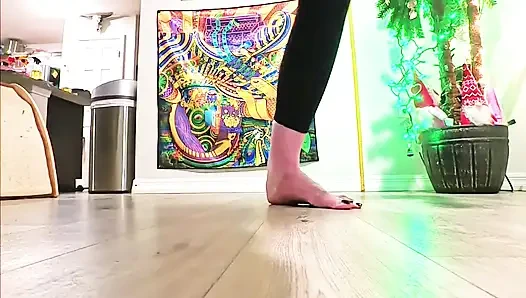 67 Giantess Size 16 Barefoot Stomp Destruction in Slow Motion