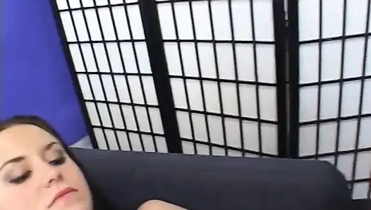 Cat-eyed mistress rammed by meaty, ebony dick
