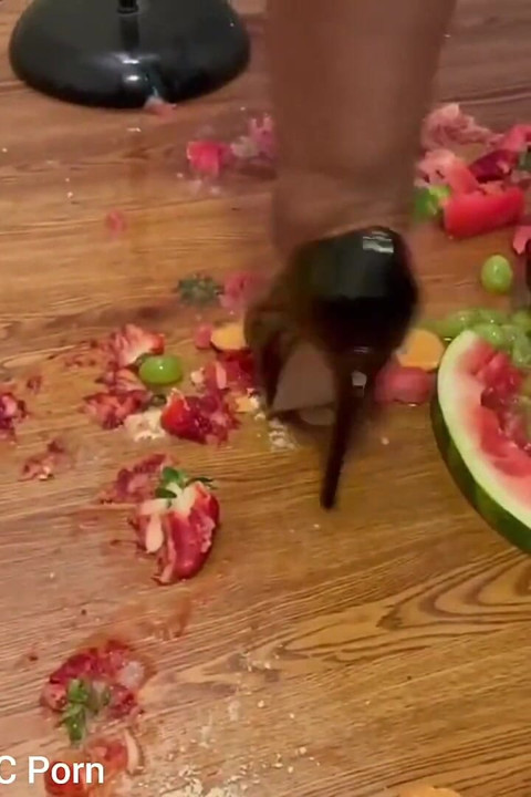 Squashing Fruits in My Black High Heels