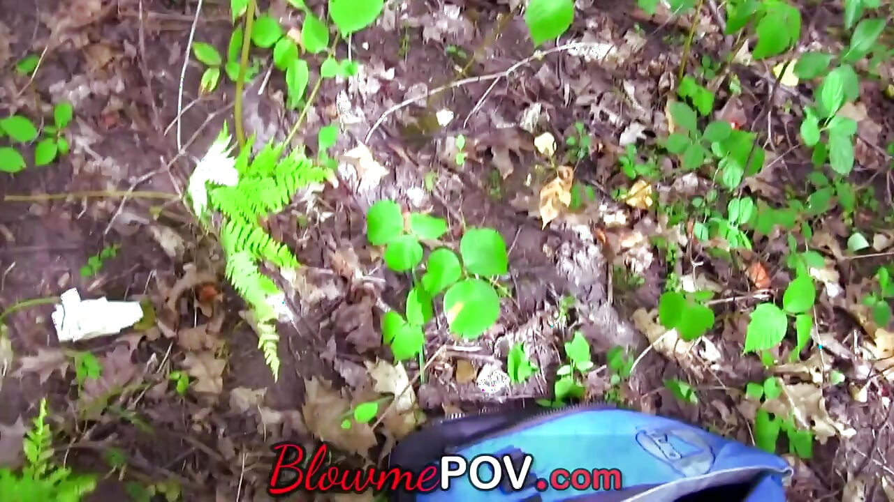 Amateur first time outdoor BJ