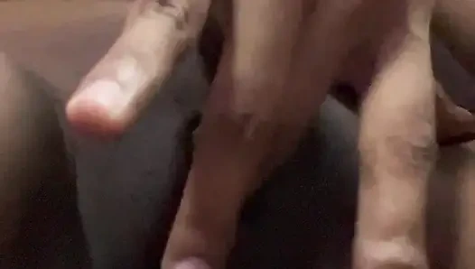 Massaging my pussy softly loves