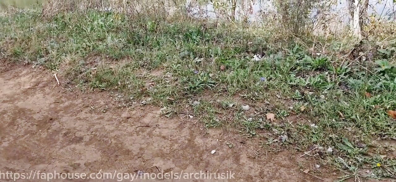A Random Man Poured a Lot of Cum! a Military Guy Jerked off and Poured Cum on Me