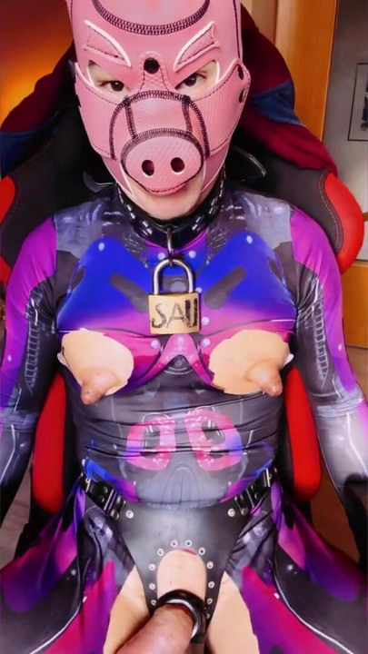 Unforgettable moment from "Nipple Pump  PIG Slut Whore"
