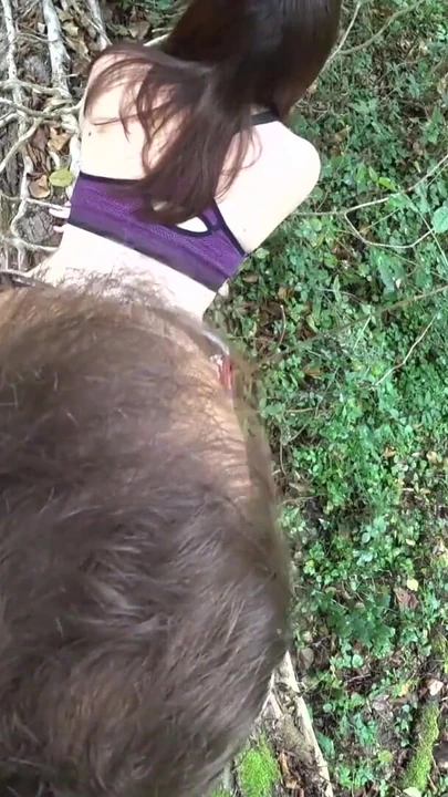 Memorable moment from "Full ver A ROMANTIC WALK THROUGH THE FOREST, WHERE A GUY CAUGHT US WHILE WE WERE FUCKING IN THE FOREST"