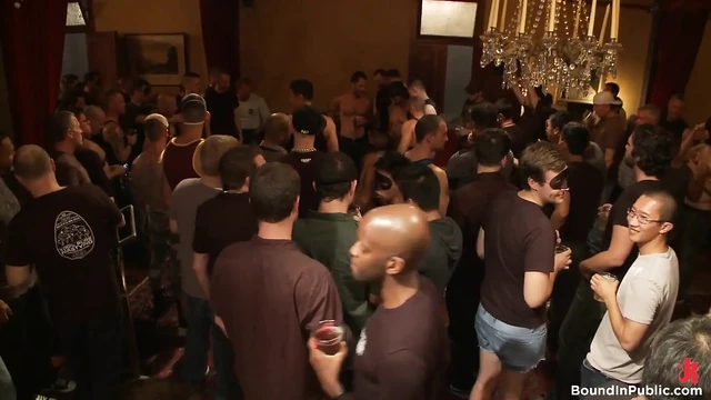 Live Shoot: Dirk Caber and 200 Horny Men at Folsom Weekend Party.
