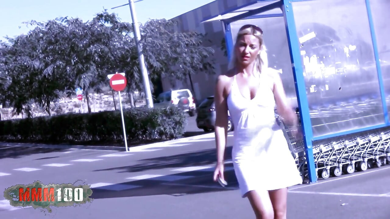 Blonde Spanish milf rough anal fuck