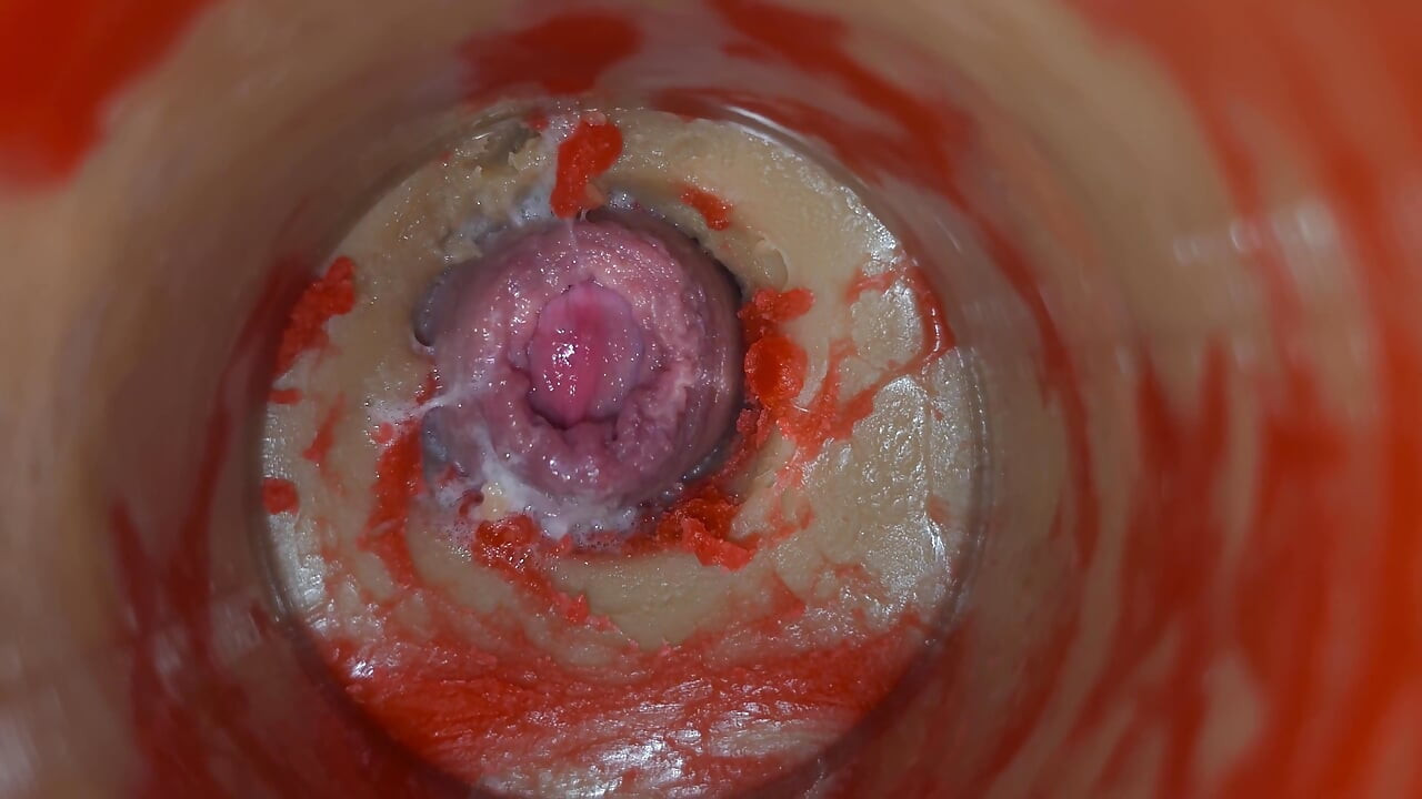 गर्भाधान - आंतरिक कैमरा गहरे पुरुष स्खलन को कैप्चर करता है