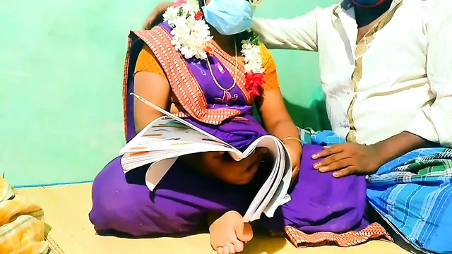 indian beauty teachar studend having sex in home