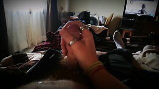 Blowing My Load After Sexting With A Slut