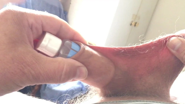 Saturday foreskin session - hand gel bottle