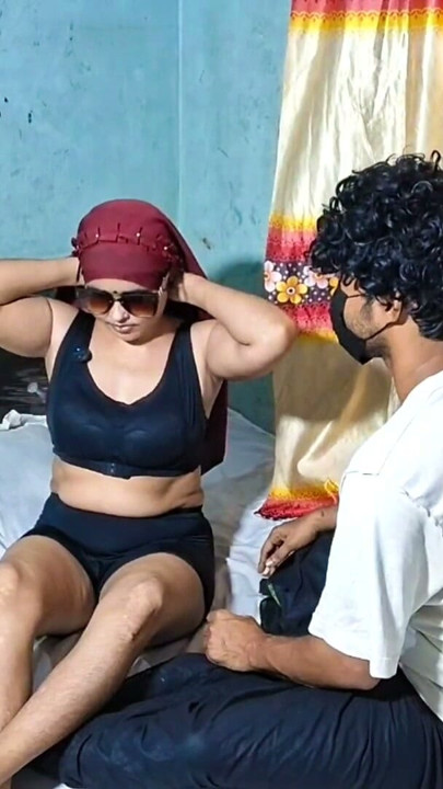 I took Sadia to Kashful's garden today to have sex secretly | Clip 1