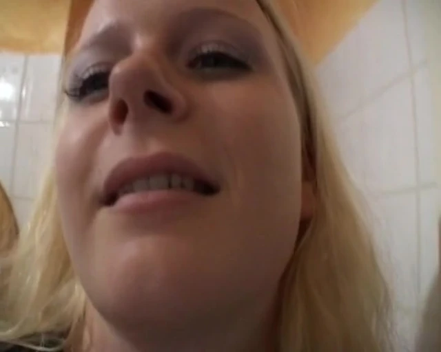 Blonde German babe gets fucked hard after a couple of drinks
