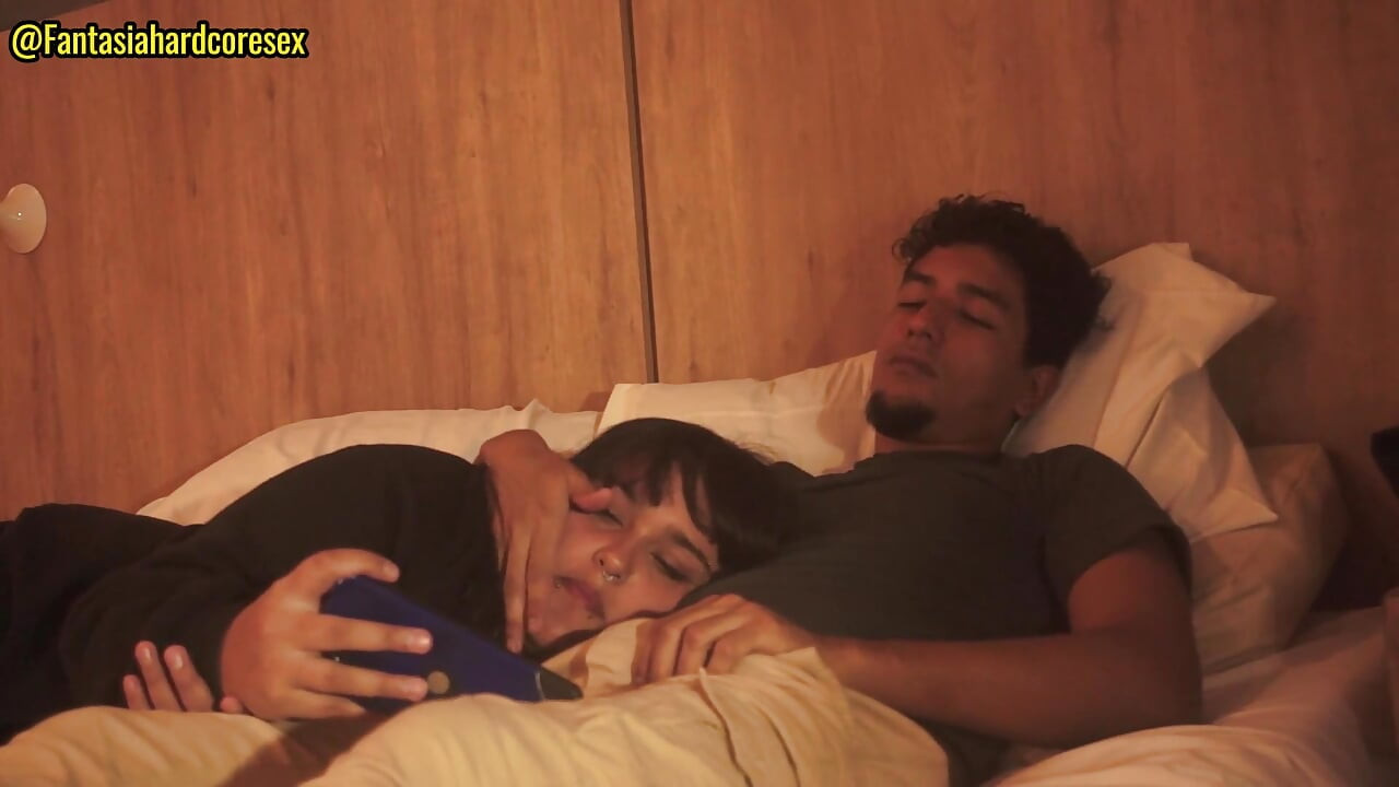 My Stepsister Swallows My Penis After Watching the Movie, They Almost Discovered Us