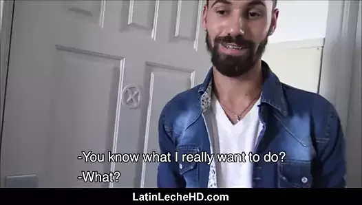 Jovem garoto latino amador com aparelho gay por pagamento