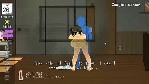 Хентай игра - секс с горячей грудастой женщиной