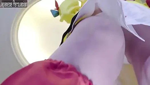 Model Piala E Kembali. Sesi seks gadis pecinta seks dengan memek berujung dicrot di dalam