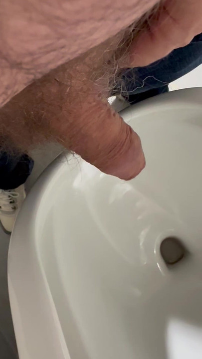 Pissing bear