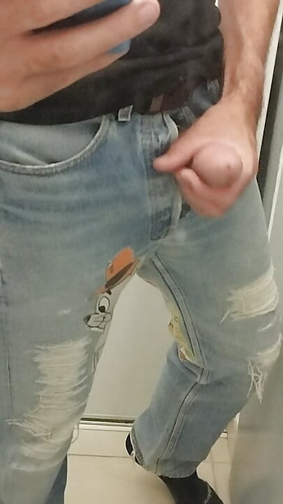 Denim farkkujen masturbaatio