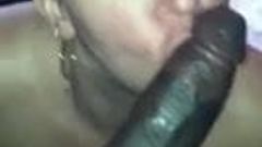 White Woman who loves sucking black cock