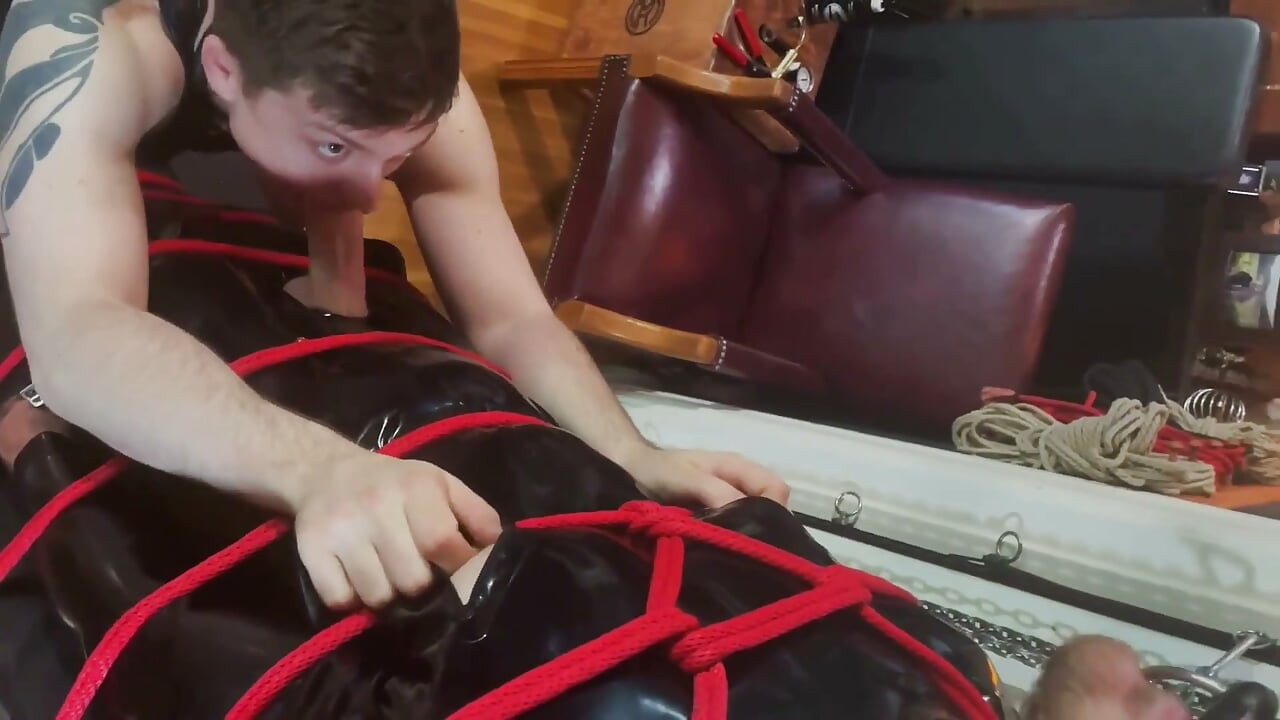 Latex Edging with Kris and Pup Amp