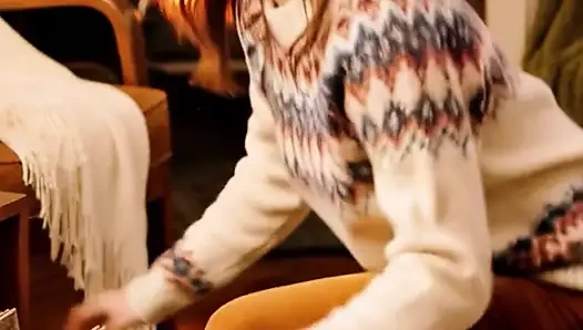 Bouncing my big tits in a gay lesbian sweater and other jumpers for my 48F soccer coach wanting to fuck her and the entire team!
