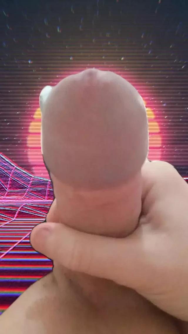 PLAYING WITH BIG COCK JOCKER'S COCK - HOT TRANS