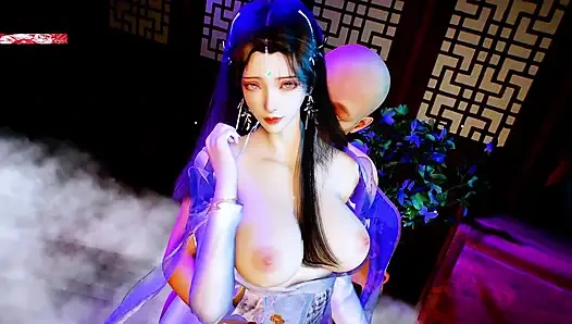 Virtuelle göttin: hintern und Glückseligkeit - 3D Animation Hentai