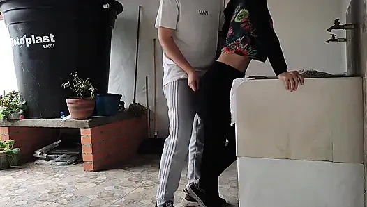 I Fucked My Neighbor While She Was Washing