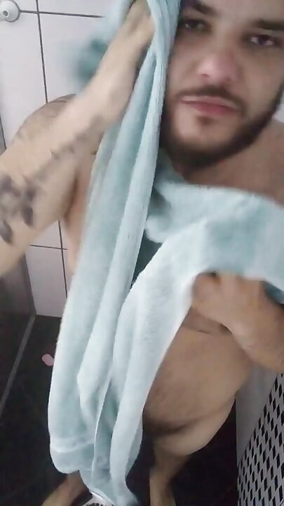 Taking a Shower in A Gym