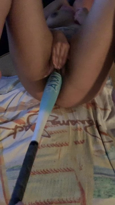 Fucking a beaseball bat