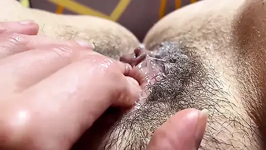 juicy,dirty selection of leaking juices, creampie, close- up, for handjob