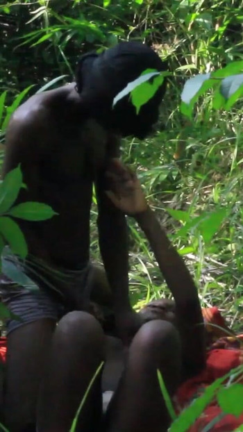 Jaw-dropping moment from "I TOOK MY AFRICAN BLACK SEXY FRIEND TO THE FARM TO FUCK THAT JUICY PUSSY"