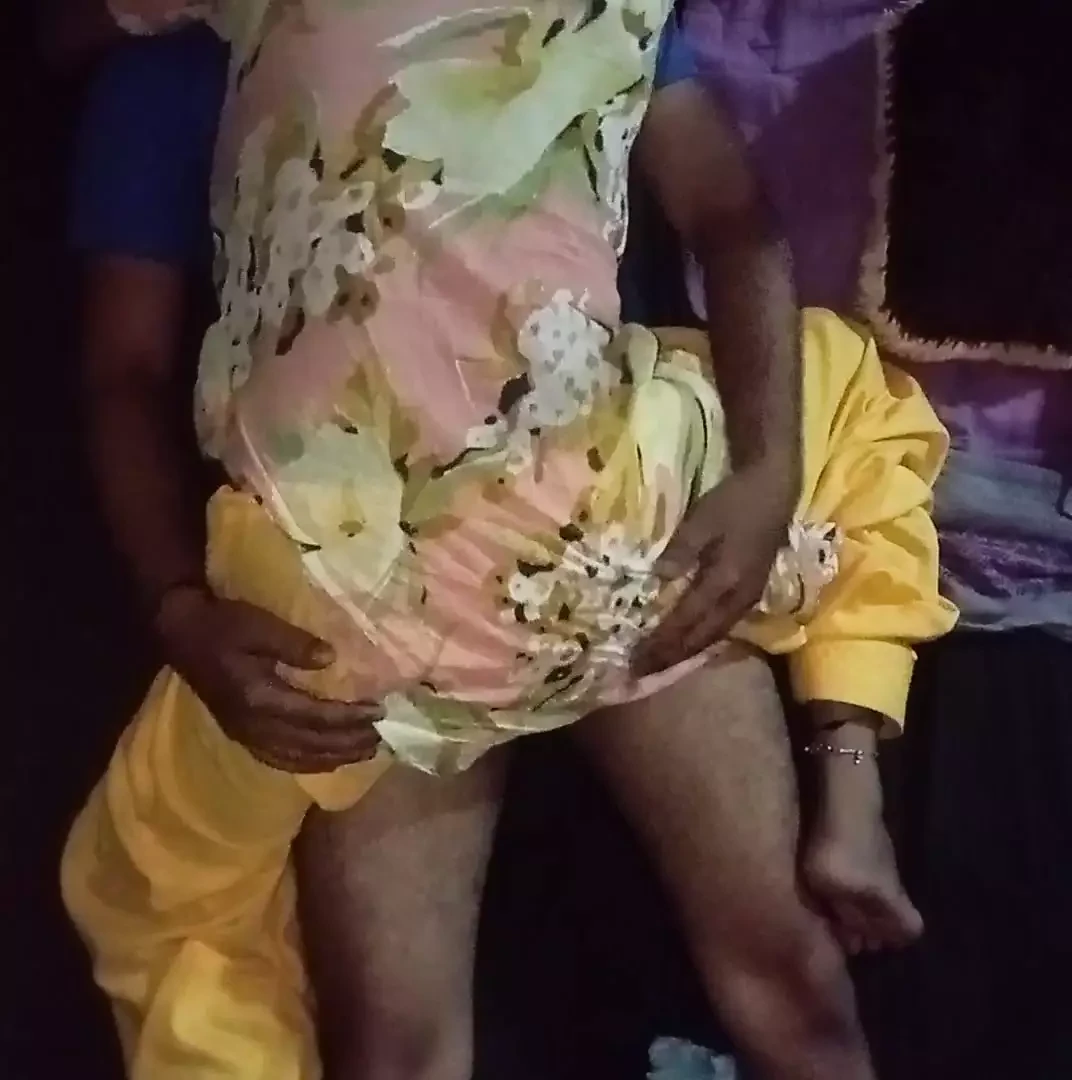 Girl friend at home night out with boyfriend