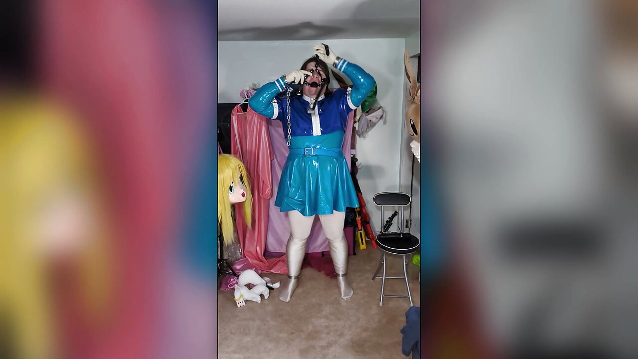 Maria Cosplay, Bondage Pics and Time Lock Hands Free Vibrator Orgasm