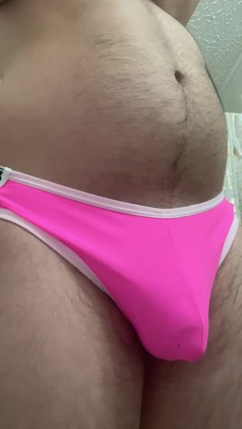 new pink thong someone come play with me in ittt