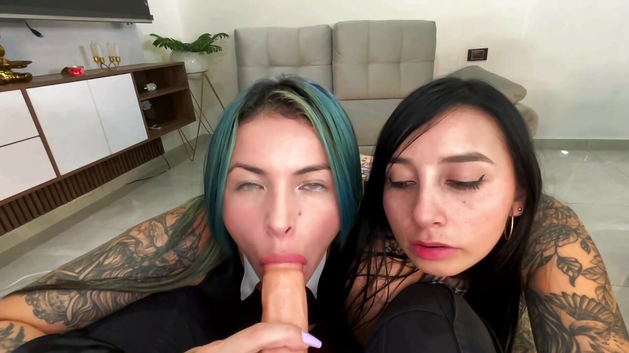 I thought we were going to study!! Threesome with classmates at his friend Vergon's house ends in a double breast and a lot of cum