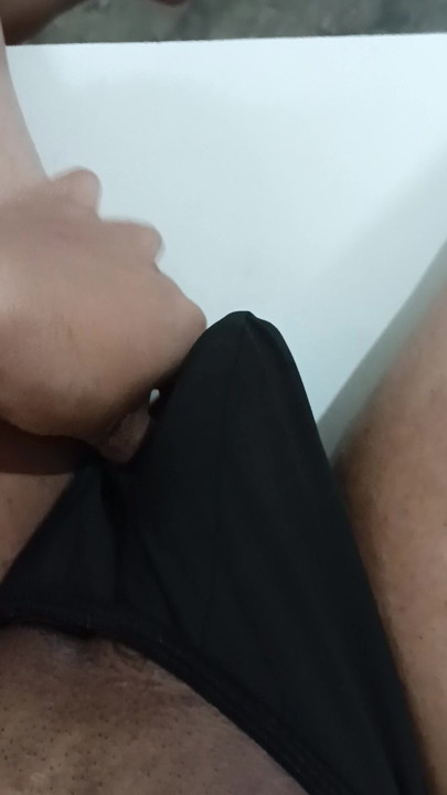 What is under my black g-string thong?