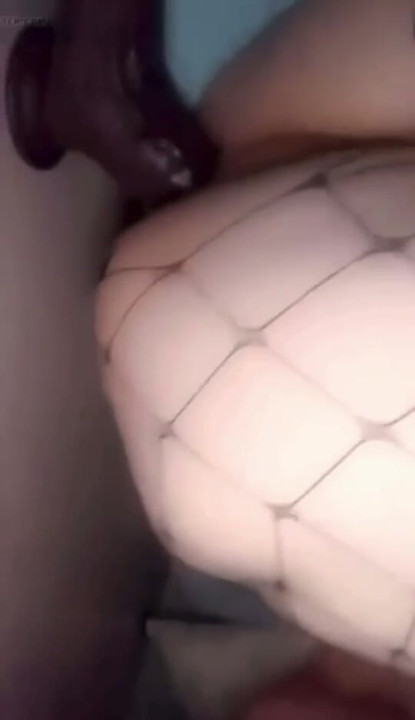 سيسي وقحة ركوب رمح أسود ضخم