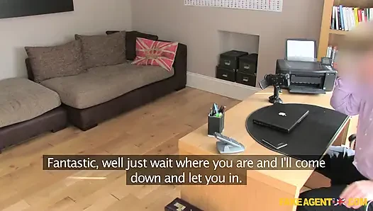 Fake Agent UK - Big Tits, Red Hair, and a Mouth Full of Cum