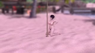 Naked and Hot Bayonetta showing her ass and pussy