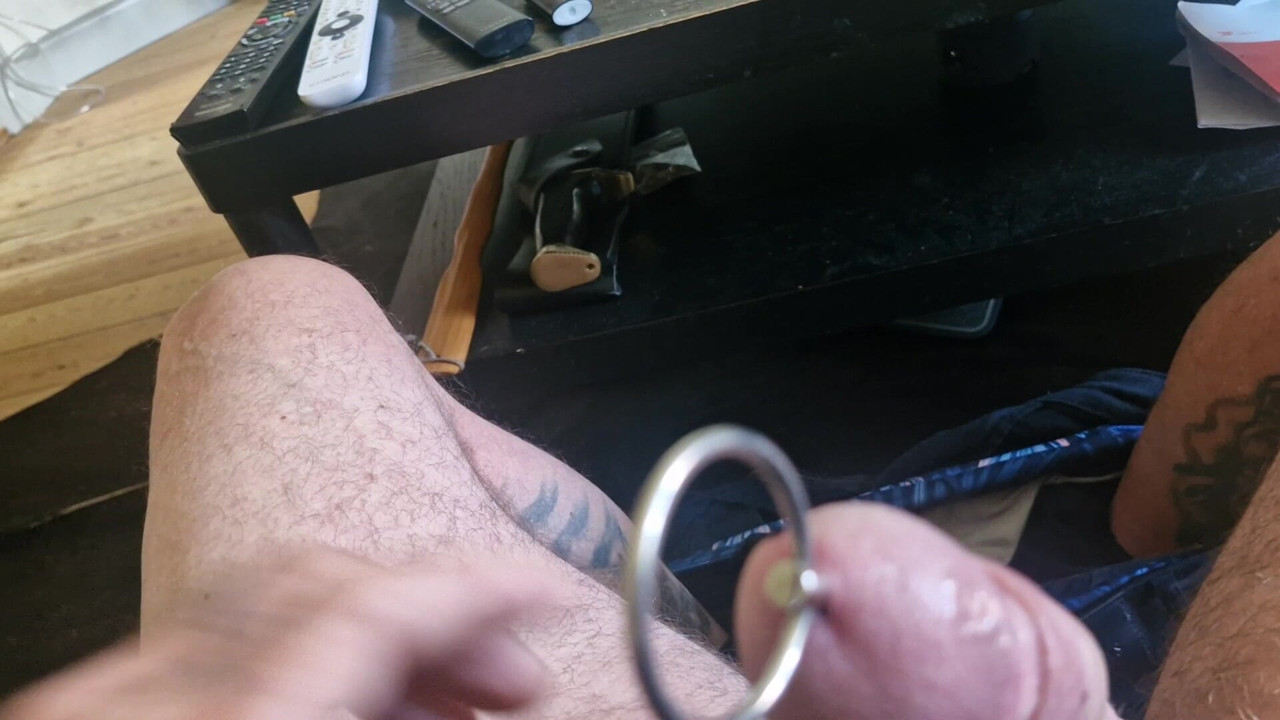 Sounding My cock