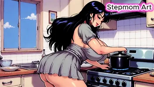 Ngentot ibu tiriku dengan kostum 100% sampai muncrat - ngomong jorok