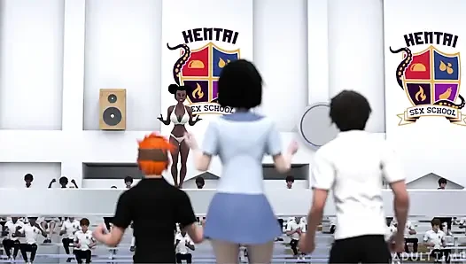 Hentai sex college 2. semester teil 2 - Hentai-schätzchen mit dicken titten nach ihrem wettbewerb