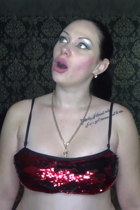 Strong workout & muscles worship! Motivation & domination in shiny swim suit!