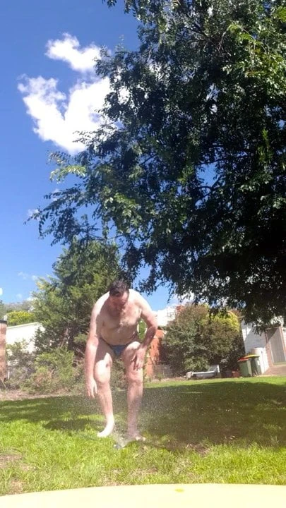 Andy outdoors