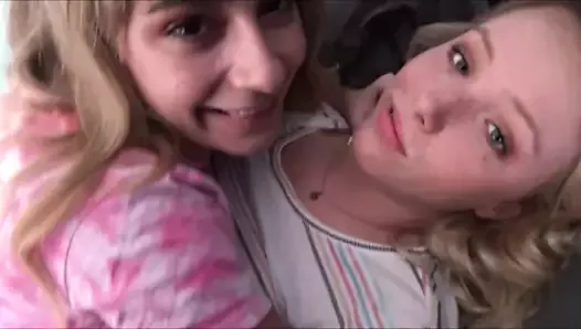 De douces belles-filles adolescentes baisent leur beau-père - thérapie familiale
