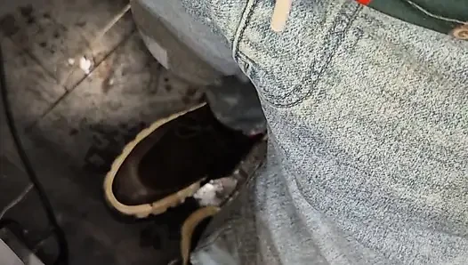 Bulgarian big and thick dick gets bulge at work