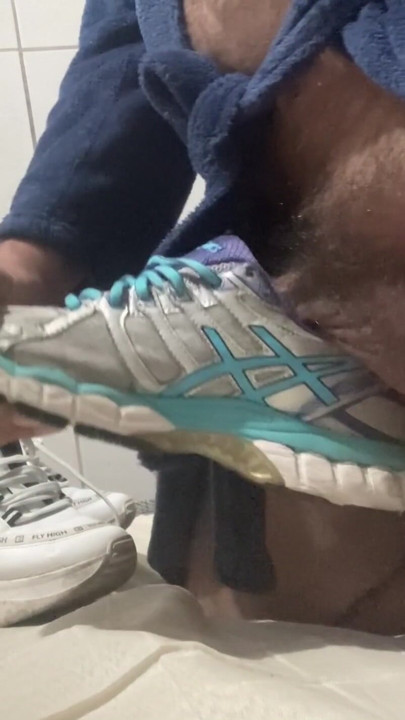 Fucking up my women's sneakers | Clip 1