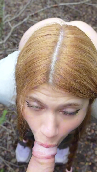 Girl lost in the woods finds a ranger who fucks her tight pussy - Coraljade | Clip 1