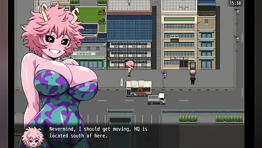 The pink ass slut shows off her huge tits and slutty bodies Mina - hentai gameplays